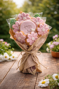 Bouquet gourmand de biscuits sablés décorés – Les Folies Gourmandes de Judy